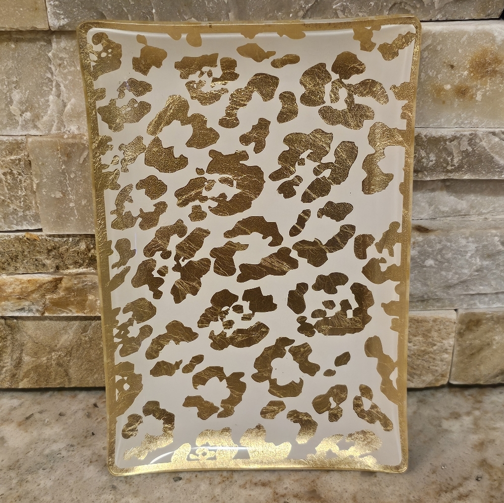 Bath and Body Works Leopard Trinket Tray